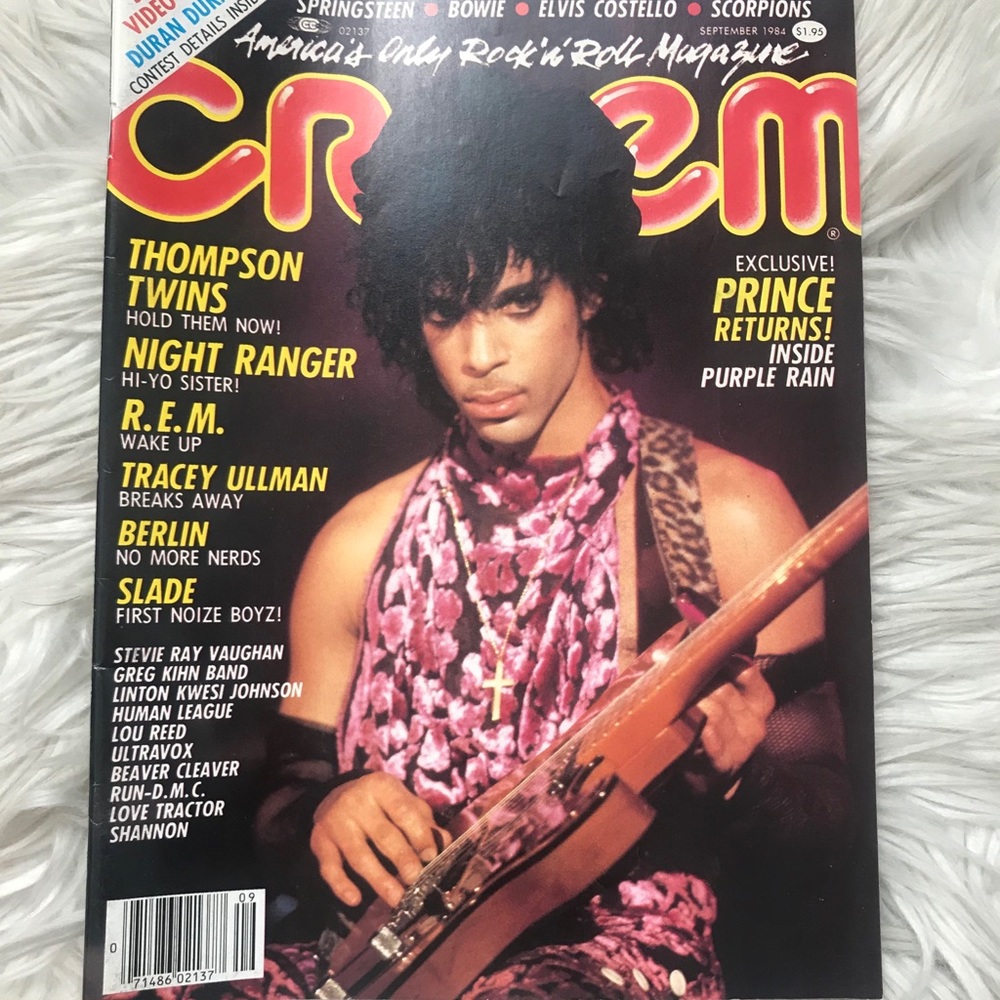 Creem Vintage Prince September 1984 Magazine